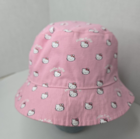 Vintage Sanrio 2004 Hello Kitty White & Pink Adult Bucket Hat main image 14